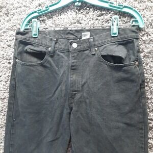 Calvin Klein Jeans Women 13x30 Black High Rise Straight Leg Ladies Denim Pants